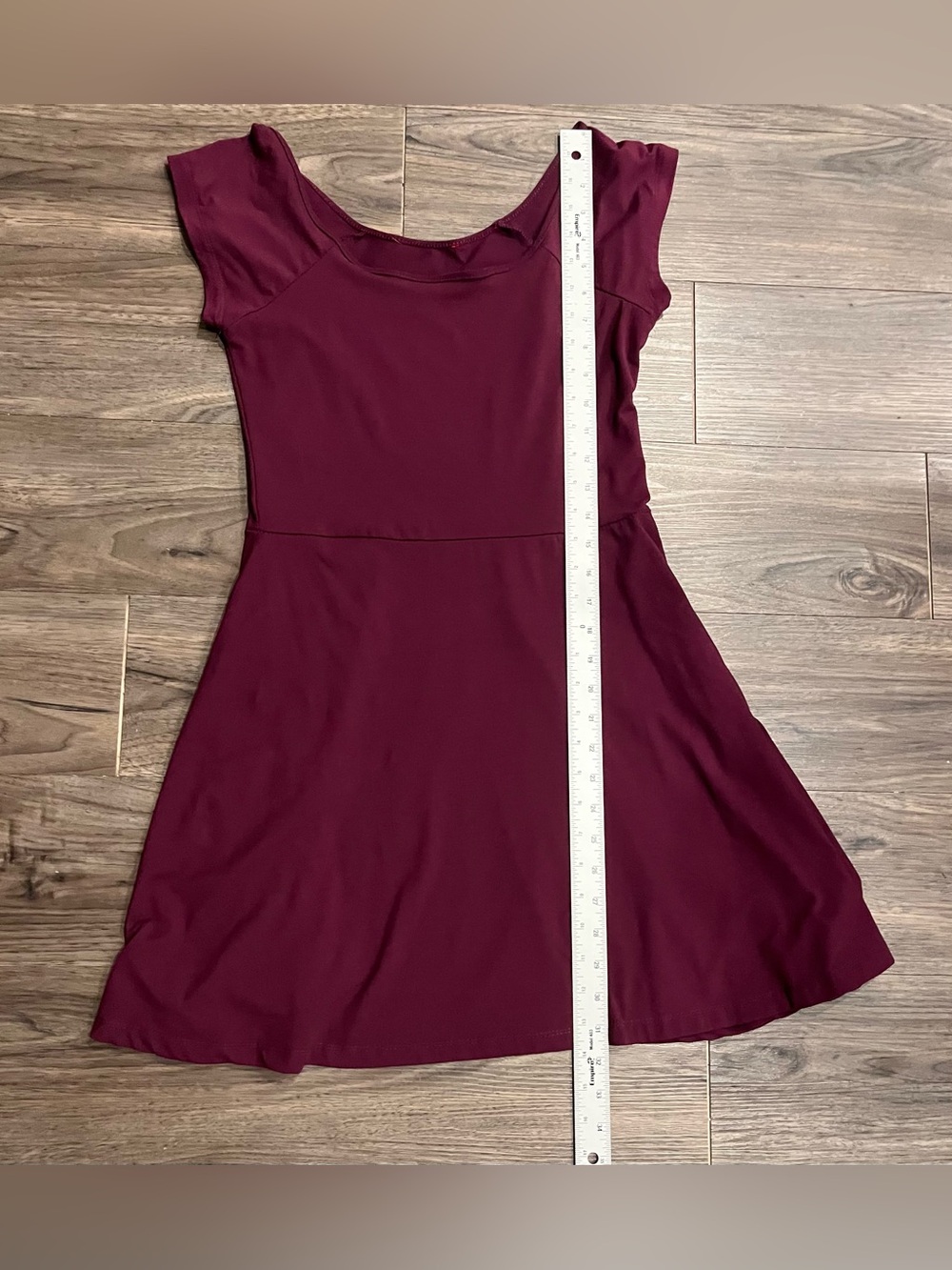Deep Plum Skater Dress